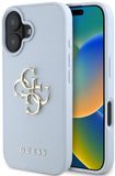 Guess Grained Big 4G Logo - Étui pour téléphone portable - Bleu