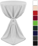 Beautissu Statafelhoes Giulia ∅80cm wit