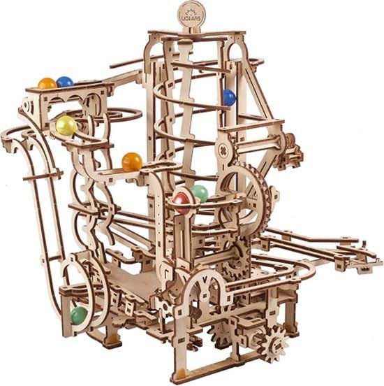 Ugears Houten 3D Model - Knikkerbaan Spiraal 266 stuks