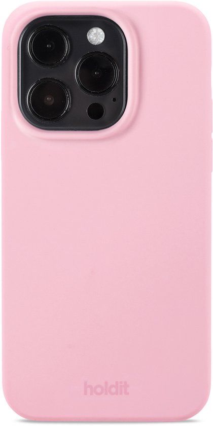 Holdit Silicone Case voor Apple iPhone 15 Pro - Roze