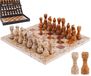 Jeu d'échecs en marbre, fait à la main, corail/rouge, 32 pièces et plateau