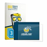 BROTECT Screenprotector 3 Stuks voor CrossControl CCpilot V1200 Beschermglas transparant