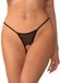 Obsessive Zaliya String Open Kruis Zwart