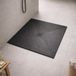 Boss & Wessing Douchebak BWS Stonelle Antislip Composiet 90x90x3 cm Inkortbaar Mat Zwart