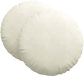 vidaXL Zitkussens 2 st fluweel crème ø 80 x 29 cm