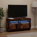 Maison Exclusive - meuble TV LED ALKMAAR, 81 x 35 x 43 cm, matériau : bois recyclé et panneaux de particules