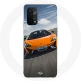 Oppo Etui voor Oppo A74 Formule 1 McLaren Oranje Etui