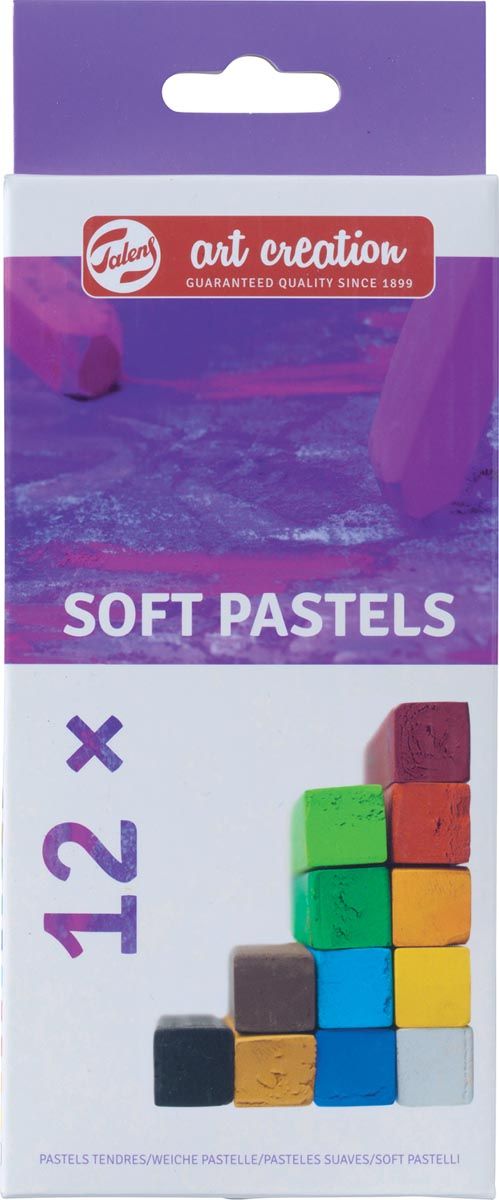 Talens Art Creation Soft Pastels - 12 Assorted Colors