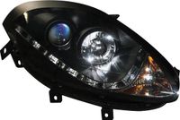 Set AutoStyle Set Koplampen DRL-Look passend voor Fiat Bravo 2007- - Zwart