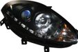 Set AutoStyle Set Koplampen DRL-Look passend voor Fiat Bravo 2007- - Zwart