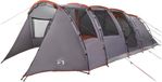 vidaXL Tente tunnel 675 x 392 x 210 cm Gris et Orange