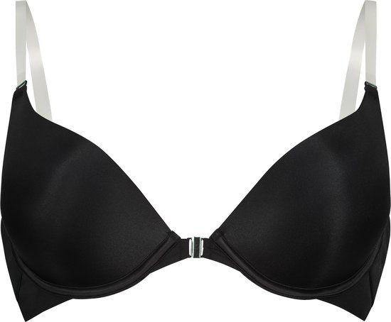 Hunkemöller Dames Lingerie Voorgevormde push-up beugel bh - Zwart - D75