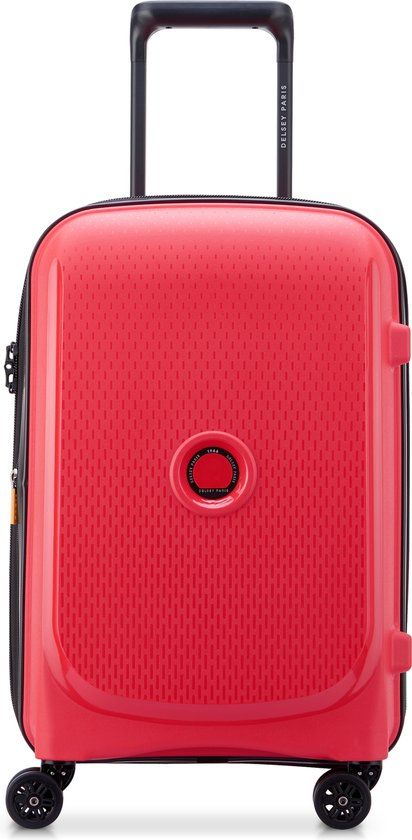 Delsey Belmont Plus 55 cm Hand Luggage Hard Case - Red