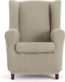 ECOMMERC3 Universele en veelzijdige hoes voor gevleugelde stoelen - Minkkleurige fauteuilhoes