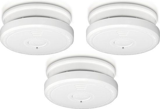 Alecto SA20 3-pack Rookmelder - 10 jaar sensor - EN14604