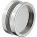 Häfele Poignée coquille pour porte en verre H8515 acier inoxydable chromé poli