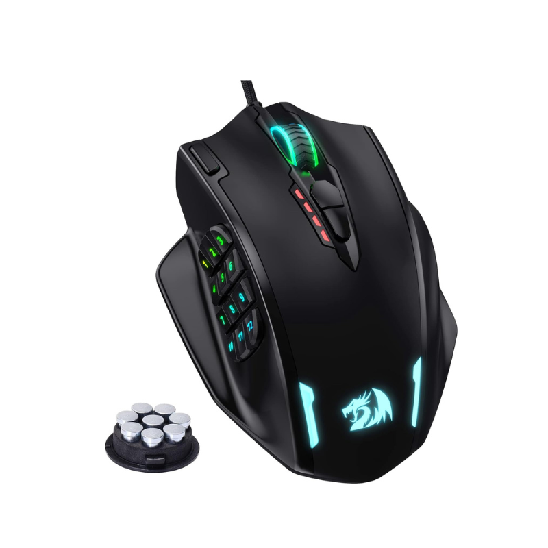 Redragon M908 RGB Gaming Mouse - 18 Programmable Buttons