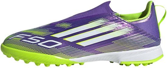Adidas Performance F50 League Veterloze Firm/Multi-Ground Voetbalschoenen Kids - Paars - Maat 34