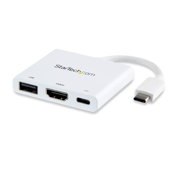StarTech.com USB-C multiport adapter met HDMI USB 3.0 poort 60W PD wit