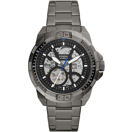 Fossil Bronson ME3218 Herenhorloge - Grijs - Ø 44 mm