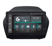 Specifieke Hyundai IX35 Specifieke Autoradio met GPS, Camera, Versterker, 10" LCD Touchscreen, Android, Bluetooth, WiFi, USB, DAB+, Carplay & AndroidAuto