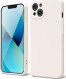 Selected by GSMpunt.nl Hoesje met Camera Bescherming Geschikt voor Apple iPhone 13 | Back Cover | Dun | Flexibel TPU | Beige
