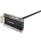 Garcia de Pou Stalen grillreinigingsborstel, 76 x 21 x 12,5 cm, Zwart, One Size