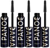 L'Oréal Paris L'Oréal Panorama Mascara Chromatic Blue Suede - 3 x 8 ml - Voordeelverpakking