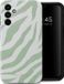 Selencia Vivid Backcover - Colorful Zebra Sage Green - Samsung Galaxy A15 (5G) / A15 (4G)