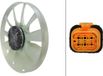 HELLA Ventilateur pour refroidissement moteur, 24V, 6 pôles, adapté entre autres pour MAN TGS