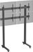 Support TV sur roulettes - Montage murale pour 4 écrans de 45" à 55" - Hauteur 240 cm - Noir