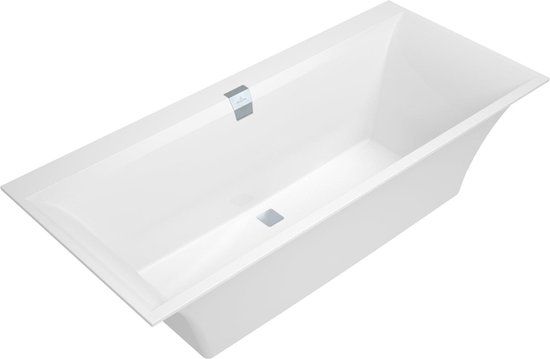 Villeroy & Boch Squaro Edge 12 - Rechthoekig Bad - 170x75cm - Wit