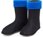 Ladeheid Chaussettes chaudes pour enfants (filles et garçons) à porter dans des bottes en caoutchouc ; chaussons intérieurs pour les modèles LA-KL-EVA-Kids, KL050 et KL045 (bleu, taille 24 EU)