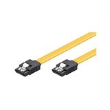 Goobay 95019 S-ATA datakabel voor HDD, SDD, 6 Gbits, SATA L-type stekker naar SATA L-type-stekker, lengte 30 cm