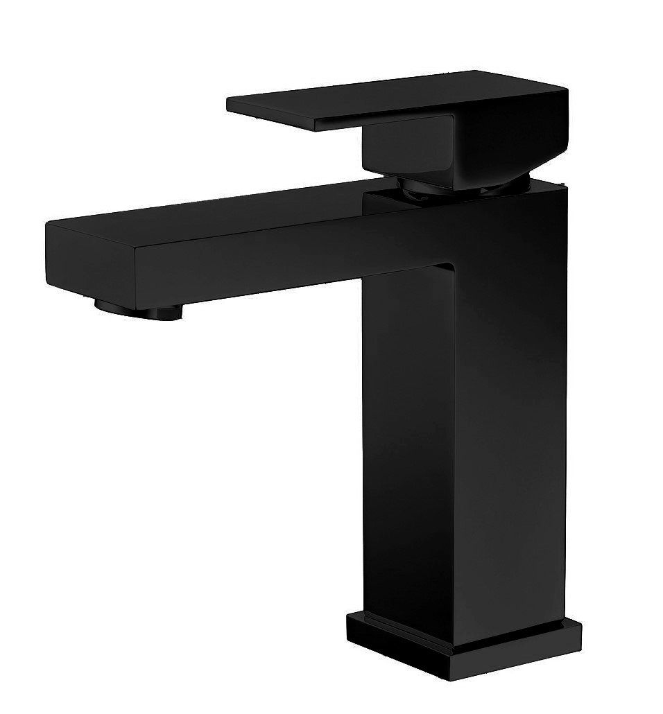 Grosio Nero wastafelmengkraan 16,5 cm mat zwart