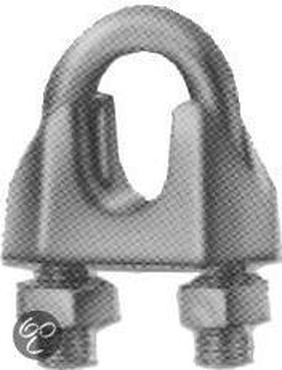 DX staaldraadklem RVS 3mm