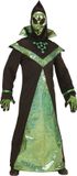 "ALIEN" Finidi Buitenaards Wezen Alien pak Groen/Zwart Maat L