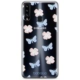 ERT GROUP mobiel telefoonhoesje voor Samsung A20S origineel en officieel erkend Babaco patroon Flowers 043
