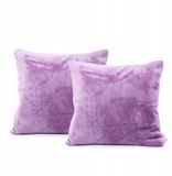 DecoKing Sierkussenhoes Mic 45x45cm - Klassiek Effen Lila