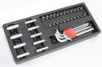 Sleutelrek CRV-staal Sleutelrek – gereedschapshouder, type 2, capaciteit voor 41 sleutels, ergonomisch design en duurzaam