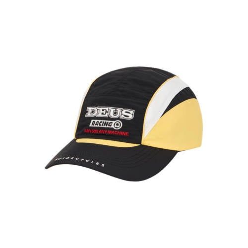 Deus Ex Machina pet Enduro Moto zwart/geel