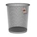 Papiermand Detectalia Metalen prullenbak, 13 liter, zilver, Ø 26,5 x 28 cm