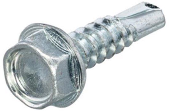 Hoenderdaal Fasteners Hoenderdaal Zelfborende Plaatschroeven - Zeskant DIN7504K - 6,3 x 70mm SW 10 - Verzinkt (100 stuks)