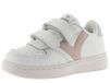 VICTORIA Unisex Tiempo Leather Effect Low-Top Trainers & Contrast Pieces & Straps 1124104 for Kids