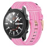 Wigento Samsung Geweven Nylon Band voor Galaxy Watch 6, 5, 4, Normal, Pro, Classic