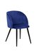 La Silla Española Daroca stoel, stoffen, indigoblauw, 51,5 cm (B) x 56,5 cm (D) x 88,5 cm (H)