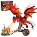 Construction toy Stem set - Fire dragon - 1107 building blocks - With LED light and crank