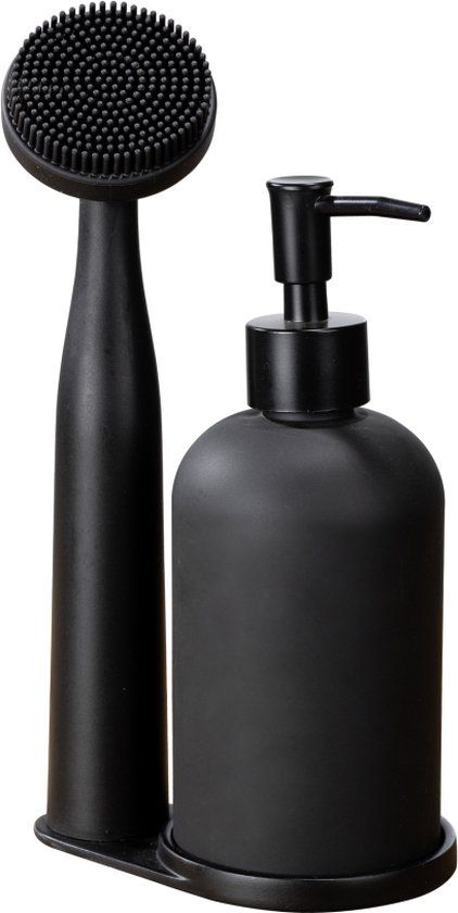 Wenko Piedo Afwasset - 3-delig - 400ml - Zwart