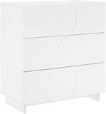 vidaXL Dressoir Wit 70 x 38 x 75 cm Bewerkt hout