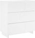 vidaXL Dressoir Wit 70 x 38 x 75 cm Bewerkt hout
